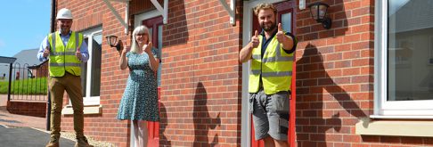 Two Rivers takes handover of new affordable homes in Tutshill