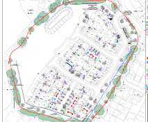 Site plan of Bradford's Lane site in Newent