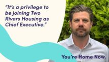 It's a privilege to be joining Two Rivers Housing as Chief Executive. Kevin Bennett (Pictured) New CEO of Two Rivers Housing.