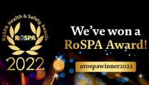 RoSPA Gold winners award